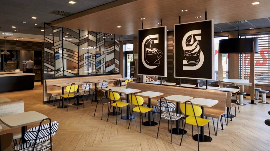 Кафе стиль макдональдс