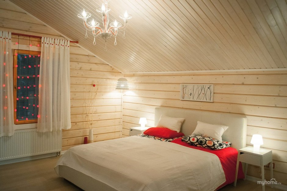 Имитация бруса для внутренней отделки потолка