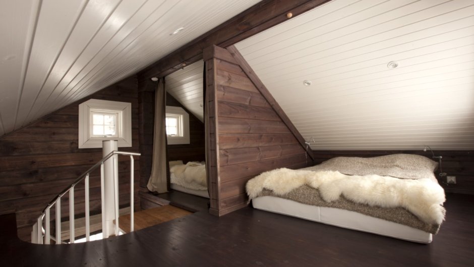 Внутренняя отделка мансарды