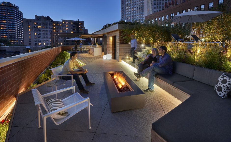 Дом с террасой на крыше