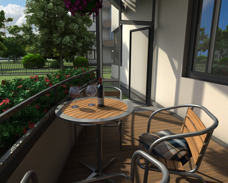 Квартира с террасой на 1 этаже