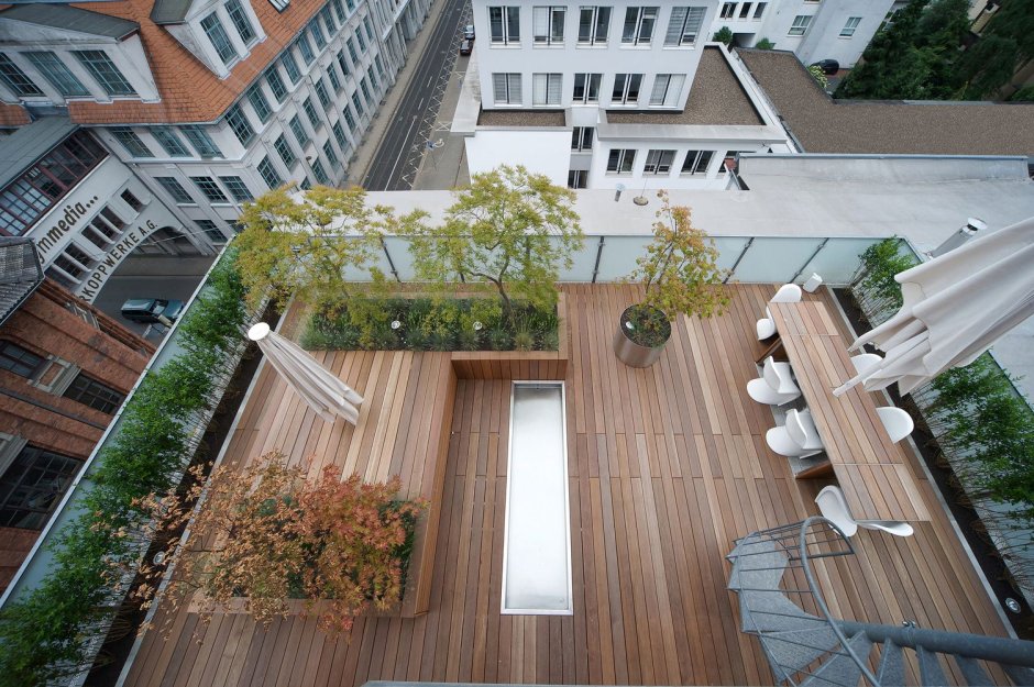 Терраса в многоквартирном доме