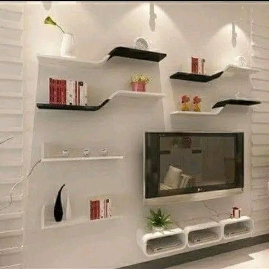 Полки настенные в зал