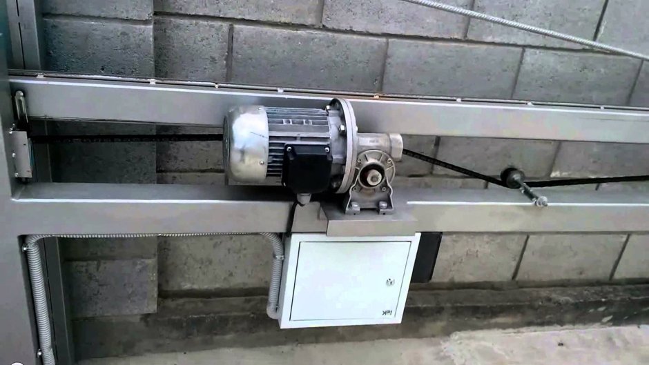 Привод для откатных ворот из стартера ВАЗ 2106