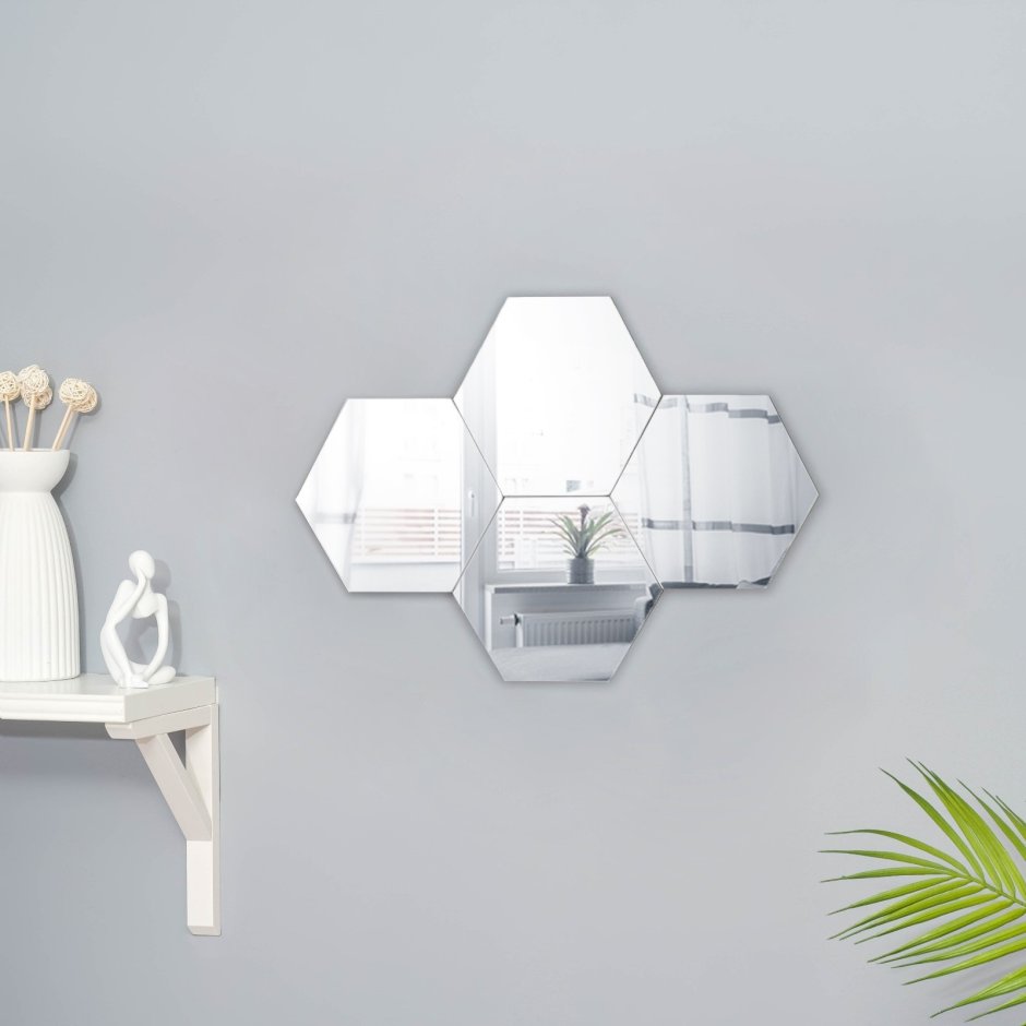 Зеркало шестиугольное