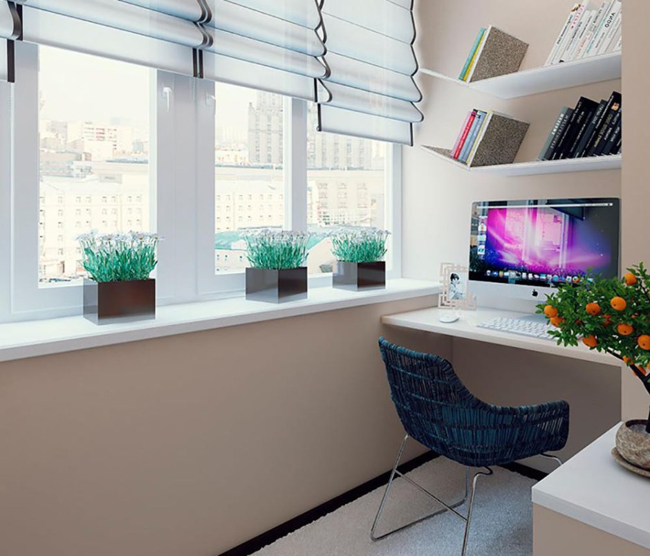 Компьютерный столик на балкон