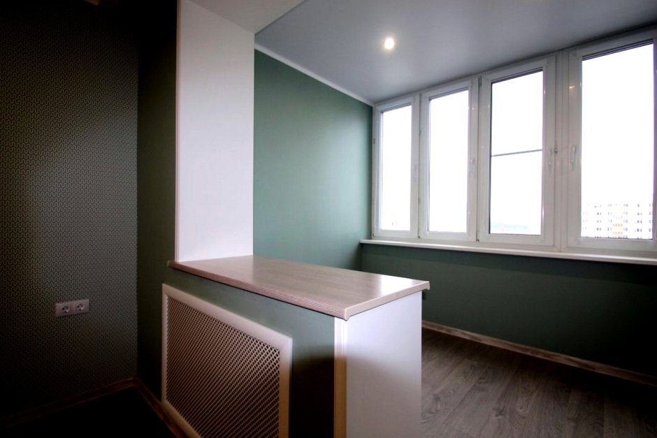 Объединение балкона с комнатой