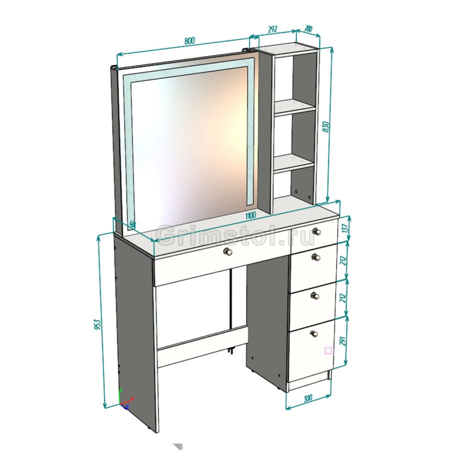 Гримерный столик м80д