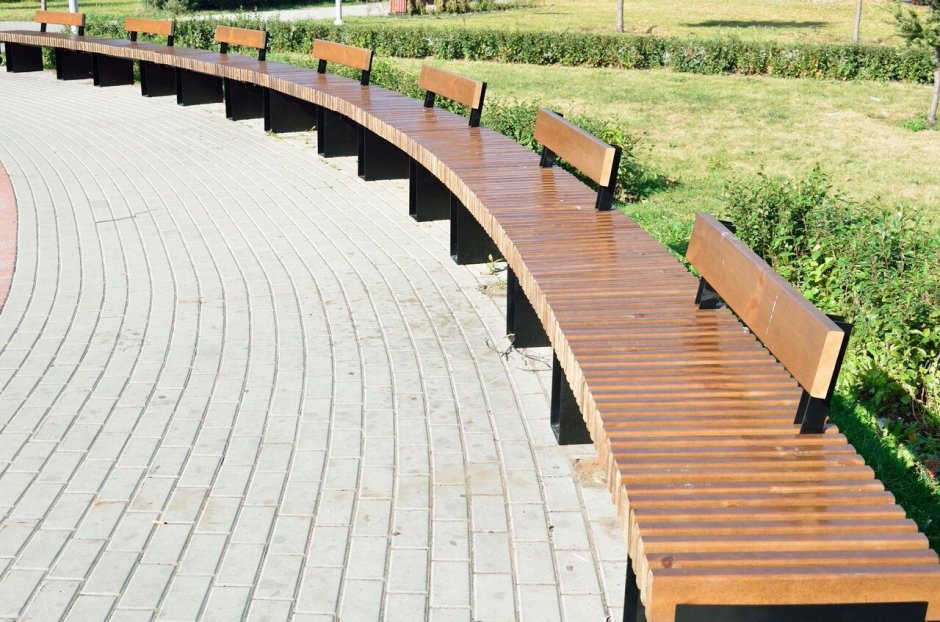 Скамейка зигзаг Аданат