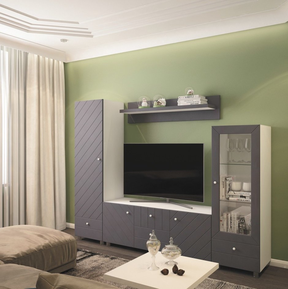 Гостиная Марко модульная графит