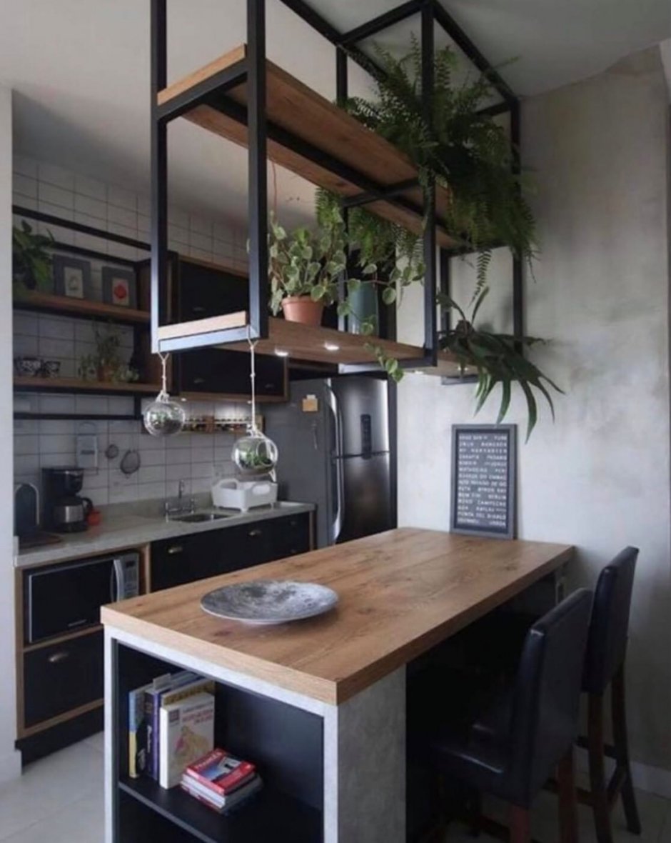 Полка над барной стойкой