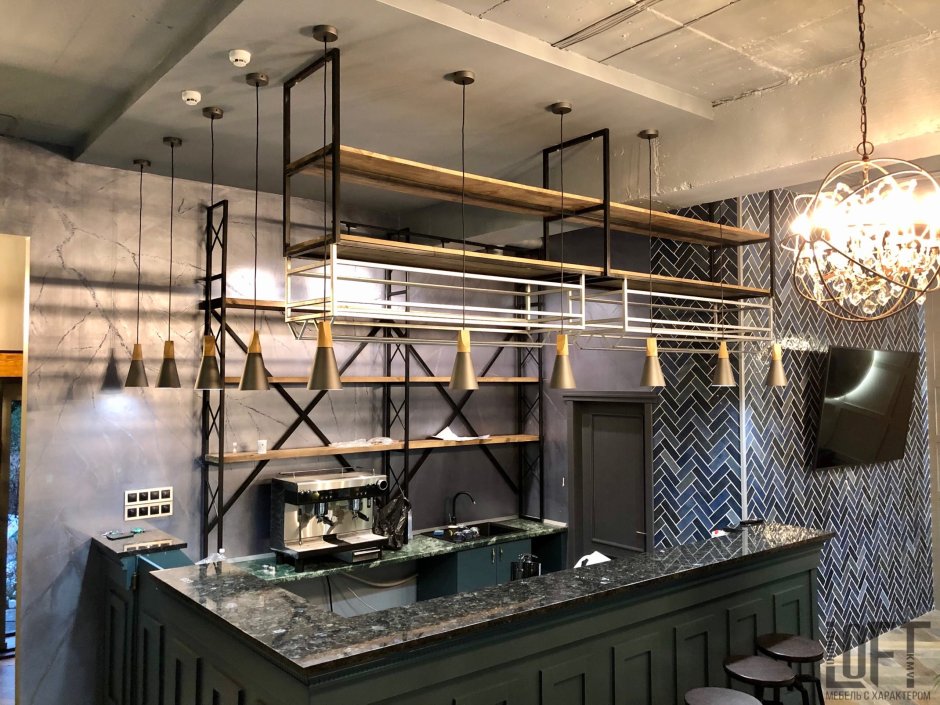 Барные полки лофт