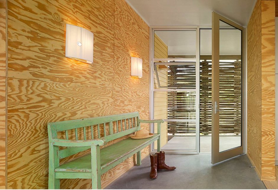 Хвойная фанера в интерьере