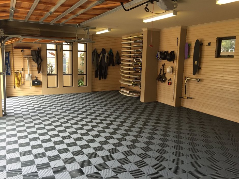 Отделка гаража в стиле лофт