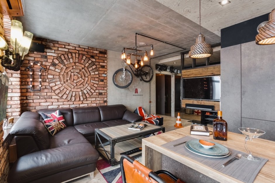 Жилой гараж лофт