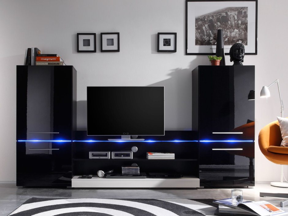 Стенка под аппаратуру в гостиную