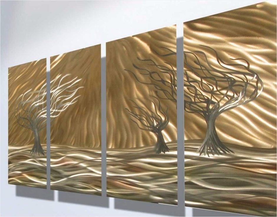 Латунное панно на стену