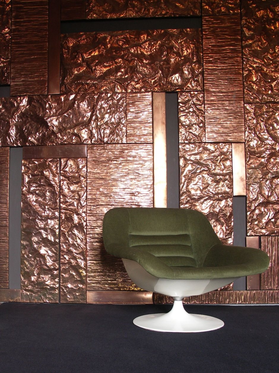 Медные листы в интерьере