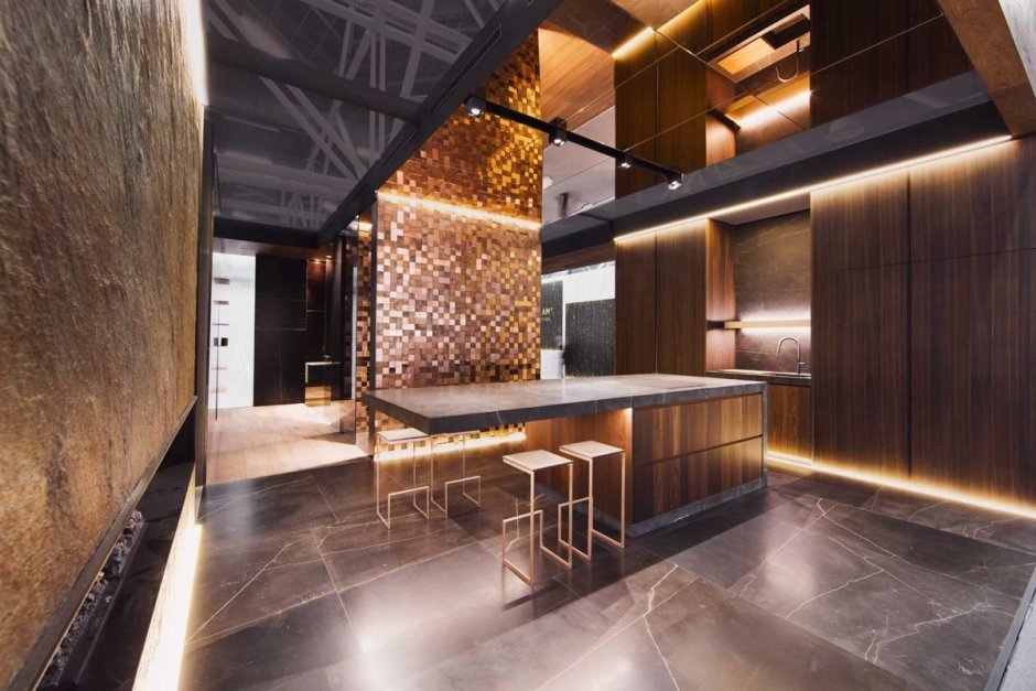 Металлические панели в интерьере