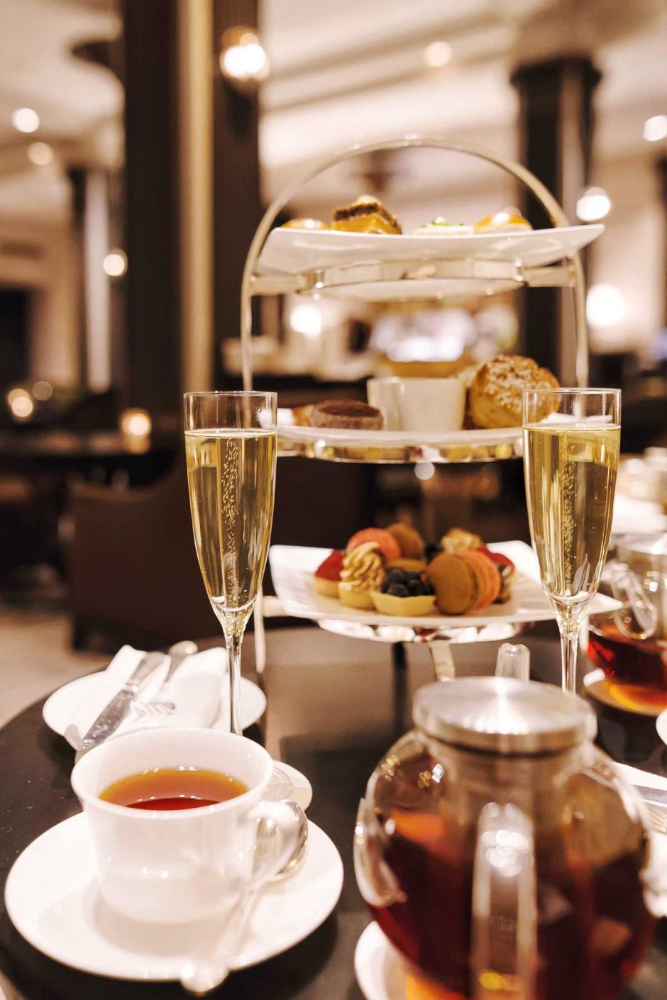 Необычная подача чая в ресторанах