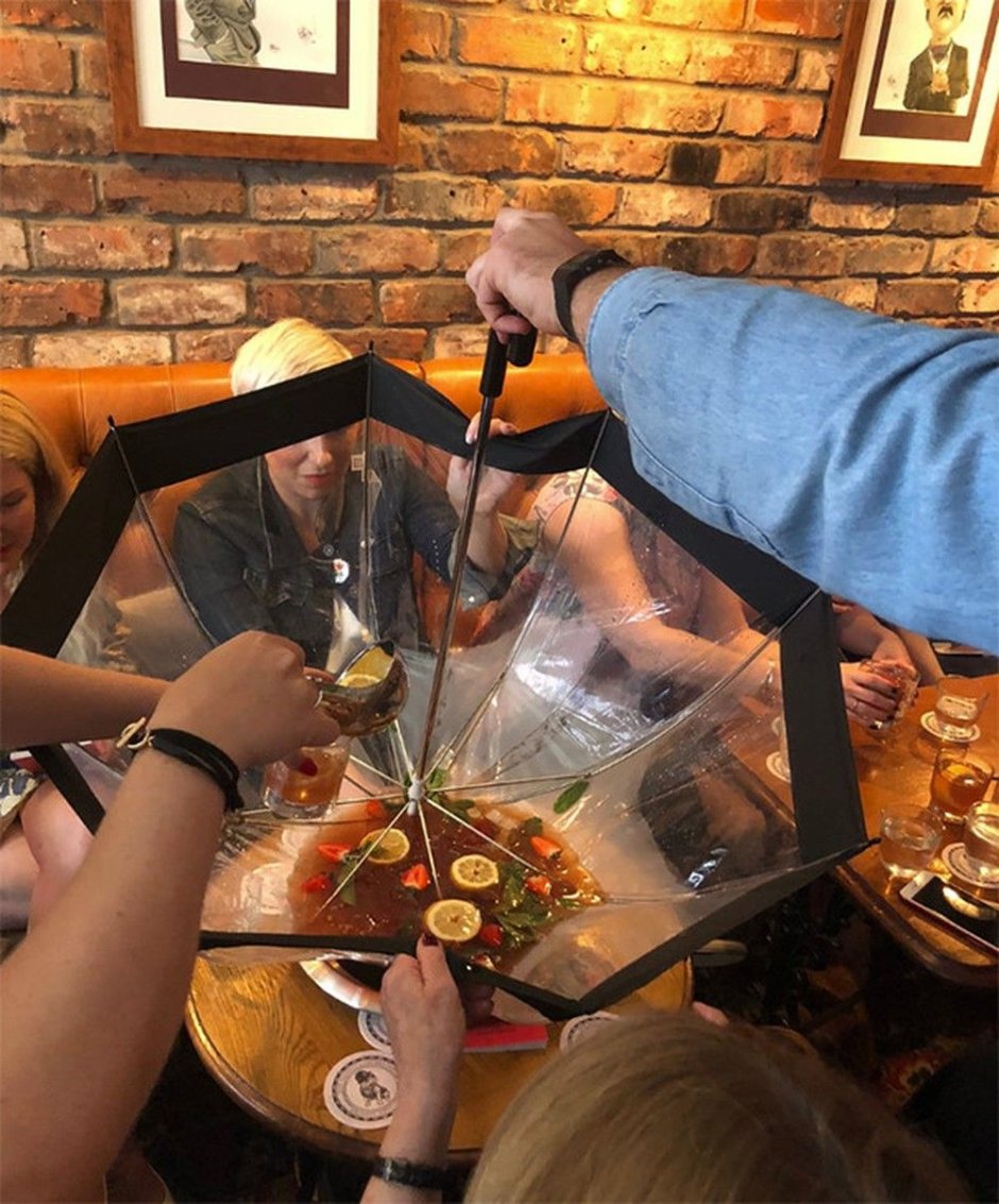 Необычная подача блюд в ресторанах