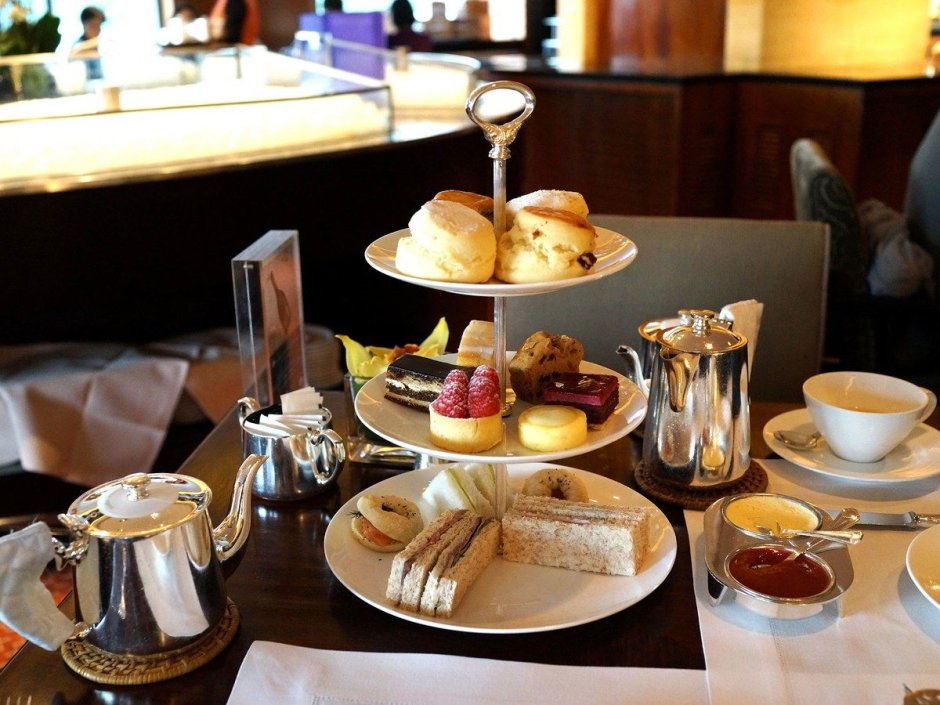 Чайная церемония в кафе