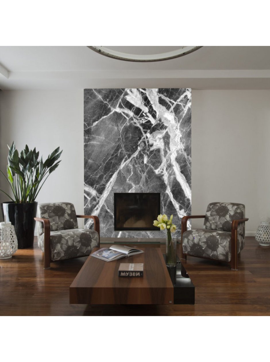 Гибкий мрамор дымчатый кварц