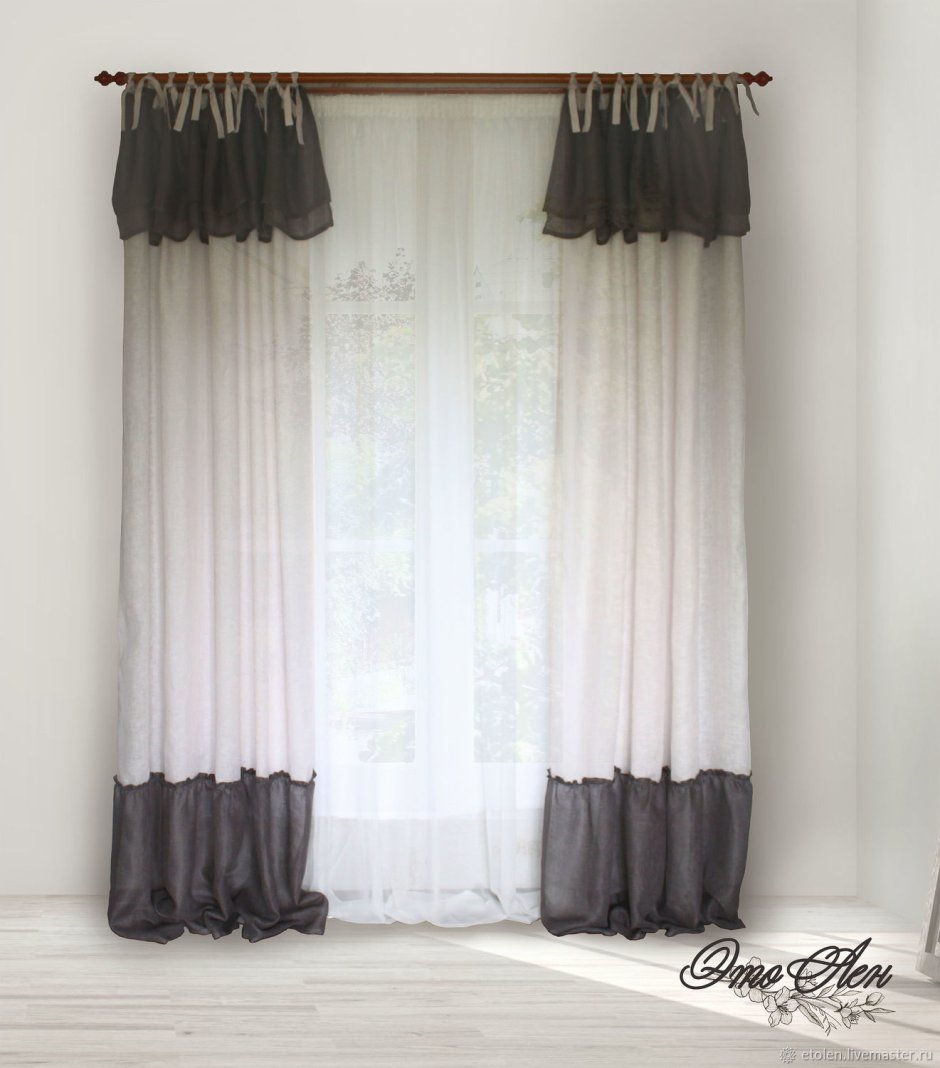Занавески с оборками
