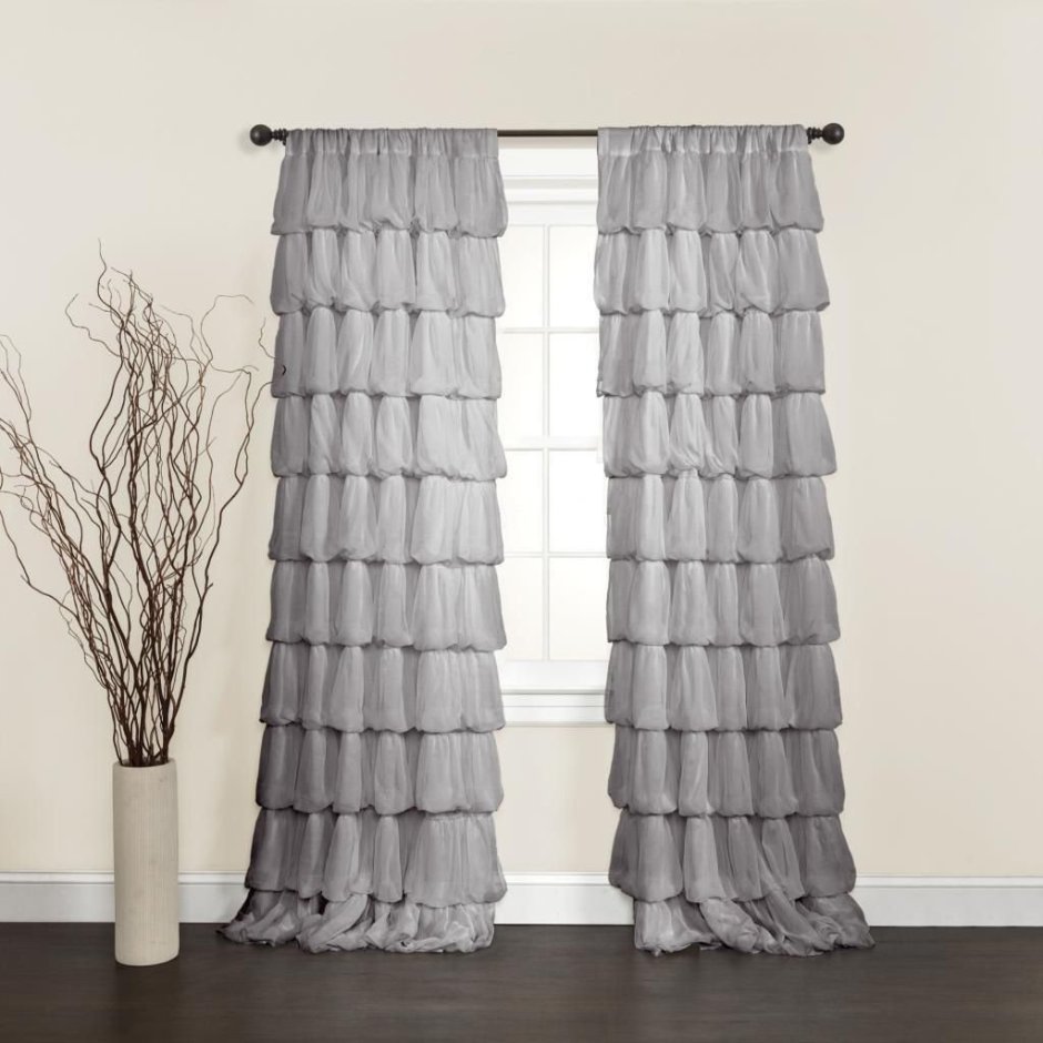 Шторы с рюшами