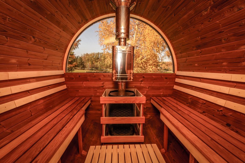 Баня бочка Люкс