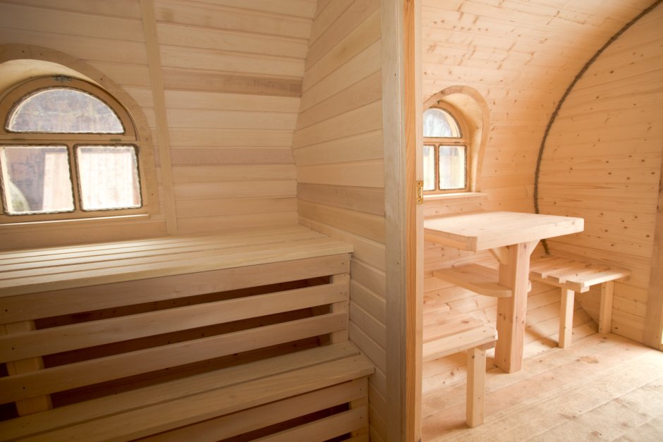 Бани бочки внутри