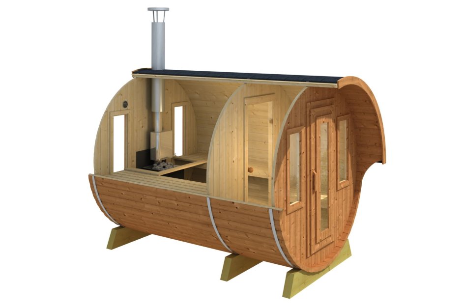 Баня бочка 4м