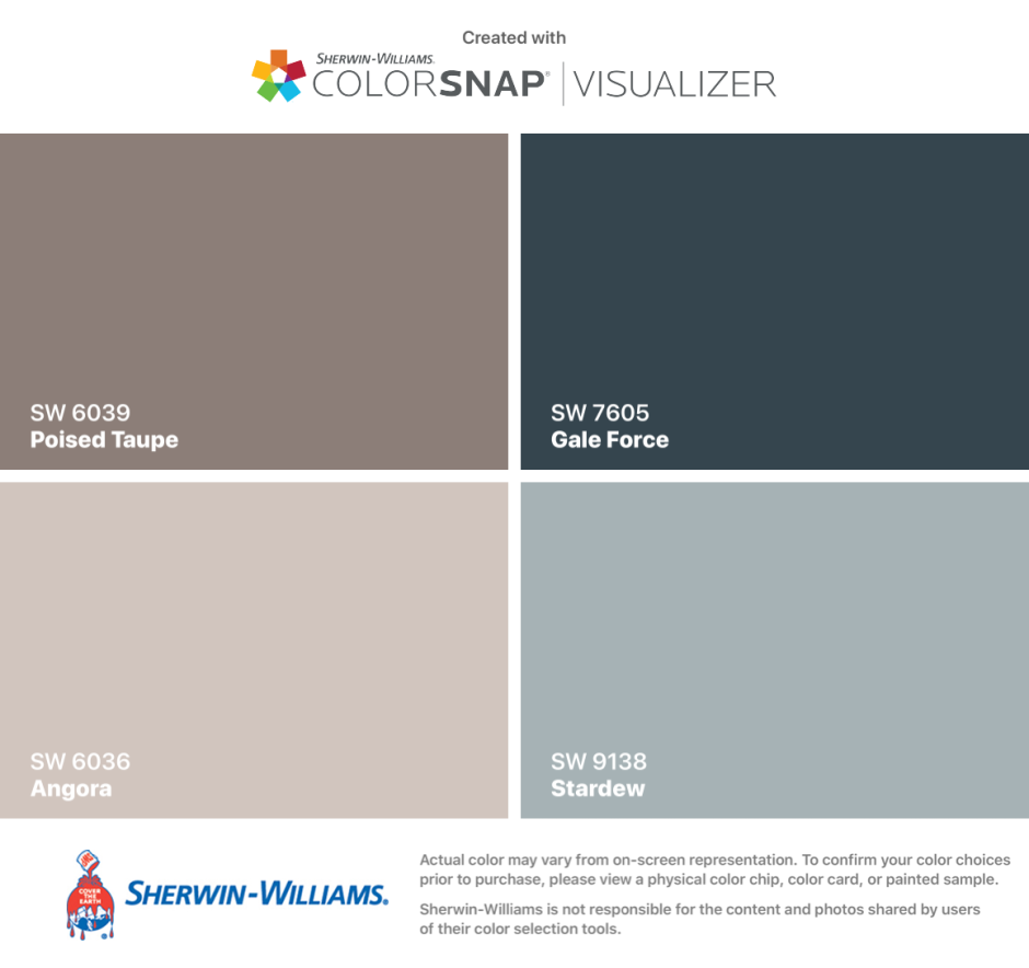 Краска Sherwin Williams цвет тауп