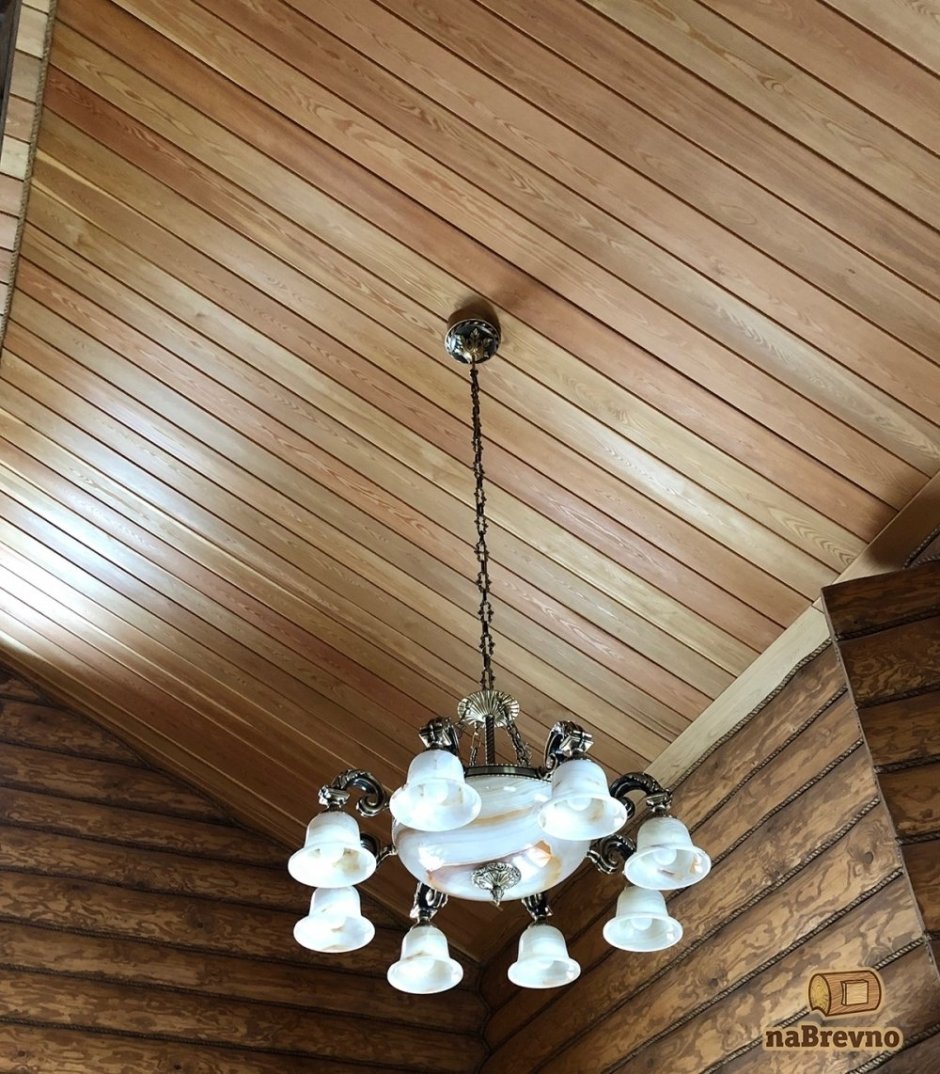 Люстра в деревянный дом
