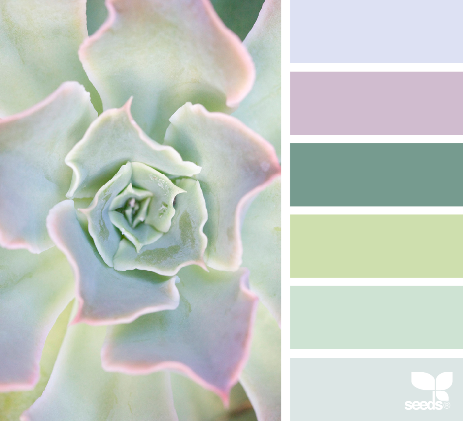 Сочетание пастельных оттенков