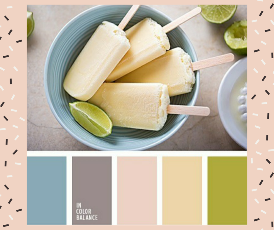 Сочетание цветов фисташковый