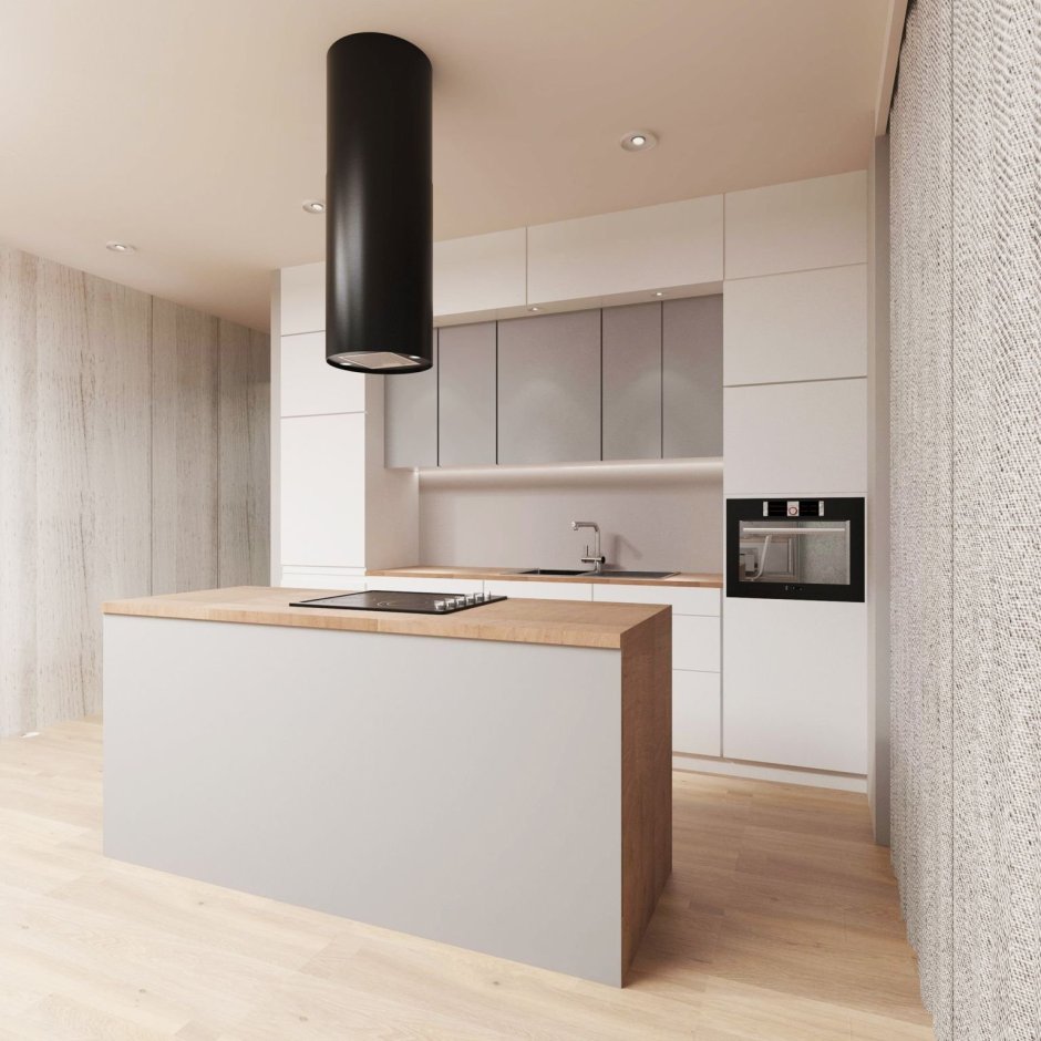 Островная вытяжка Maunfeld в интерьере