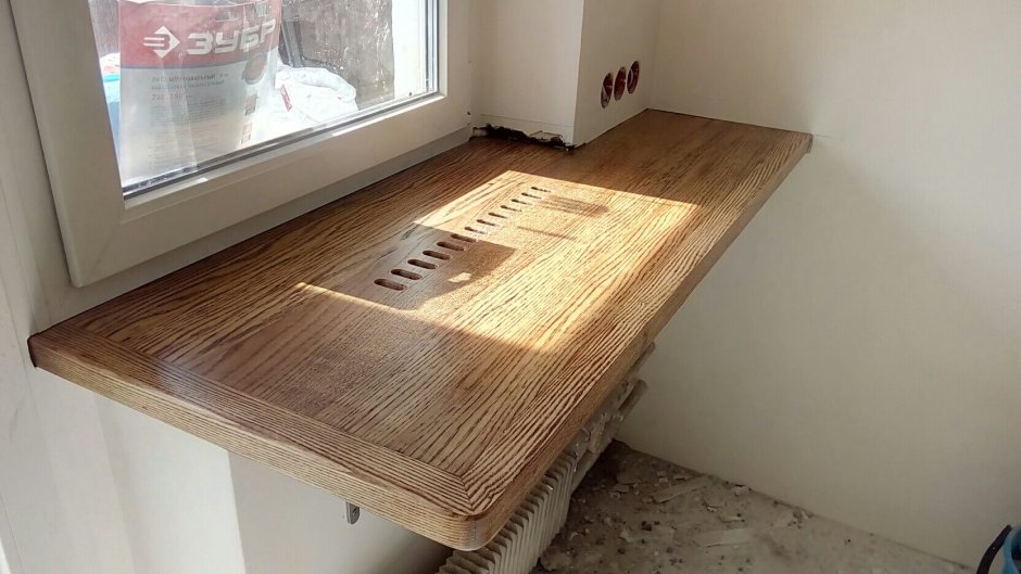 Деревянный подоконник столешница