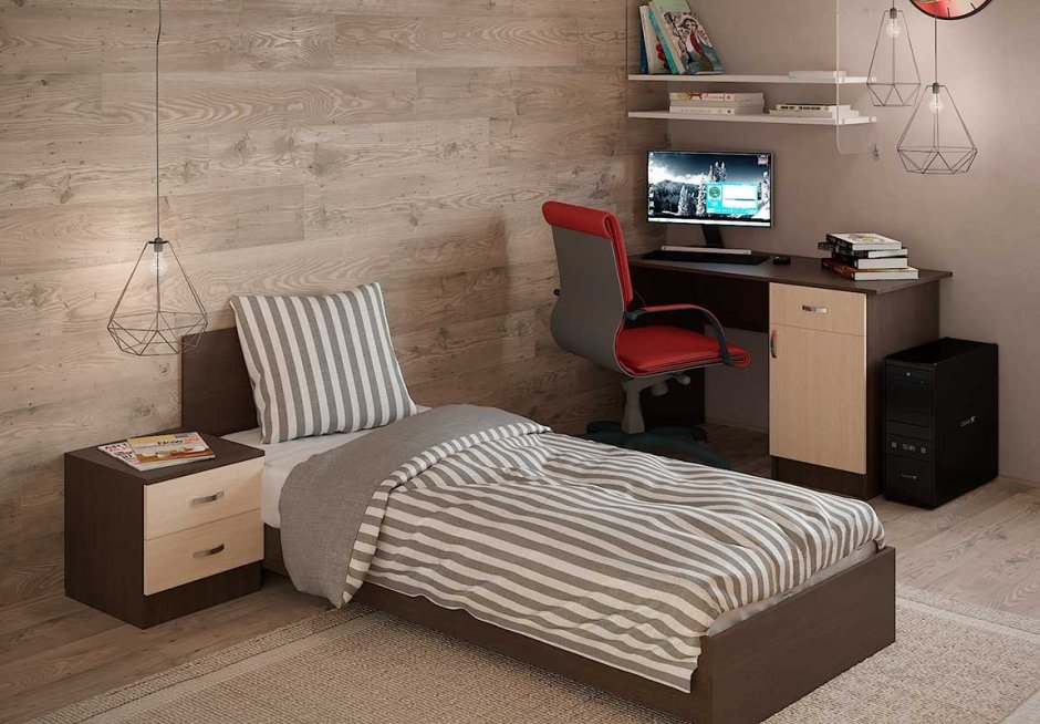 Кровать Рондо кр 80 ясень шимо