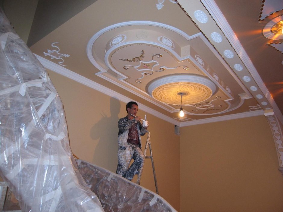 Уй потолок гипсокартон