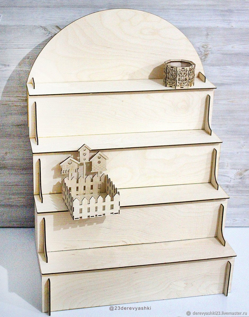 Полка из фанеры разборная