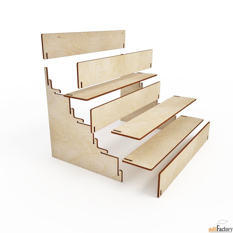 Полки ступеньками