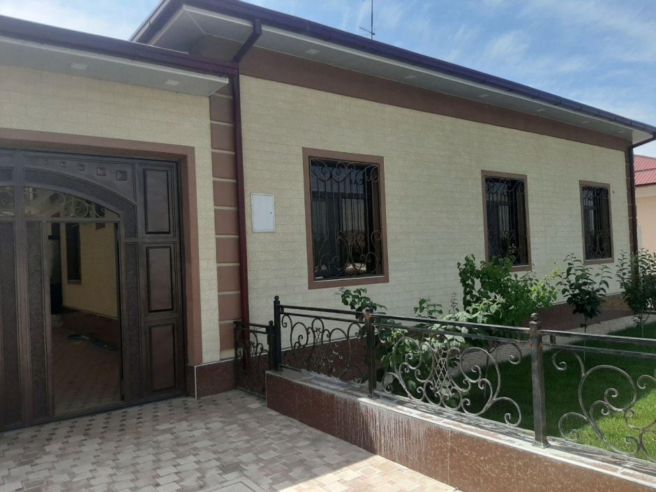 Травертин Узбекистан фасад Самардак