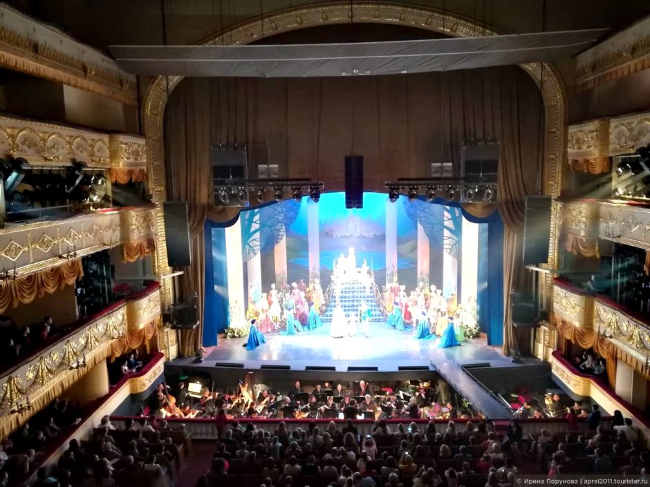 Московский театр оперетты амфитеатр