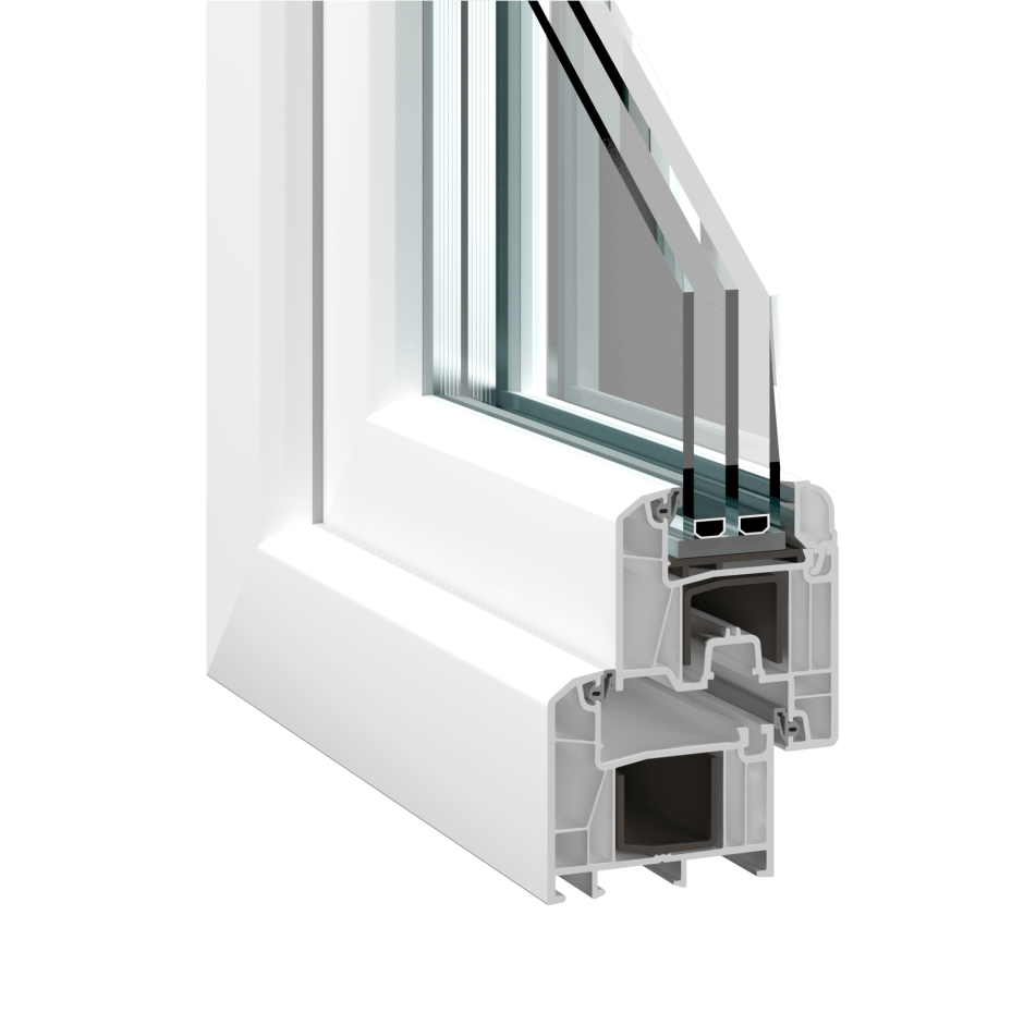 Профиль ПВХ НОРДПРОФ 70 мм