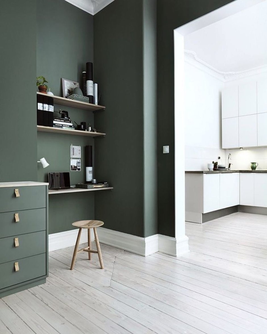 Сочетание цвета пола и стен