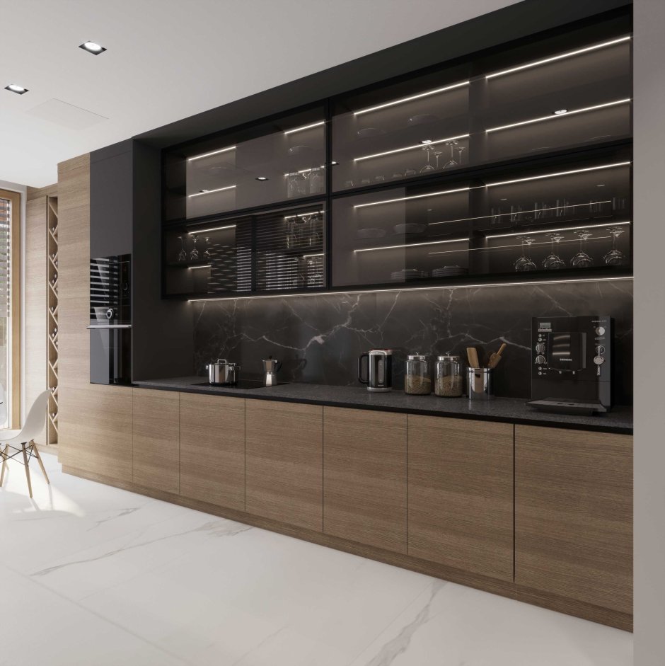 Кухни Scavolini фасад дерево