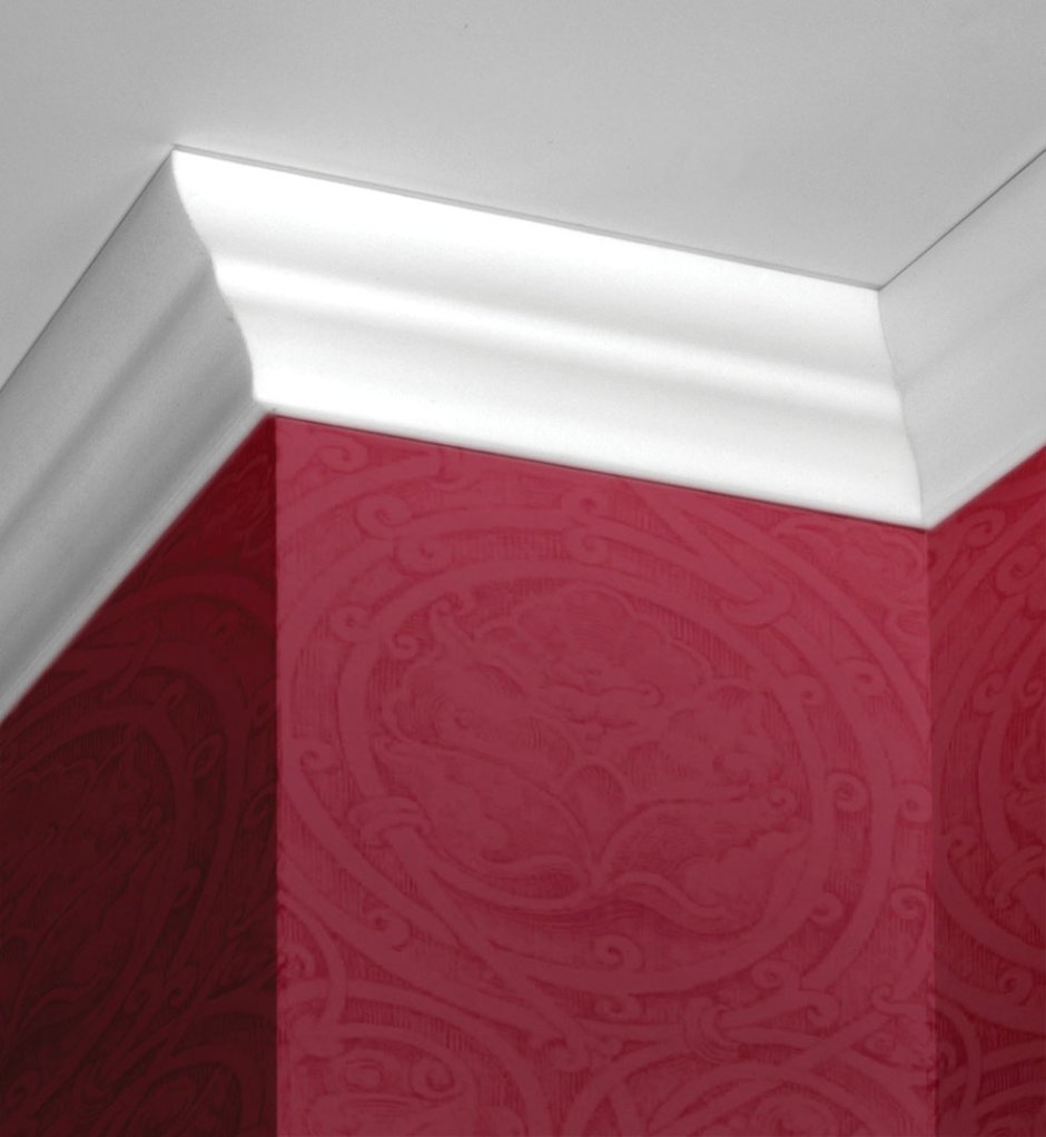 ПЛИНТЕКС плинтус потолочный, пенополистирол e 40/40 40x40мм (2м)