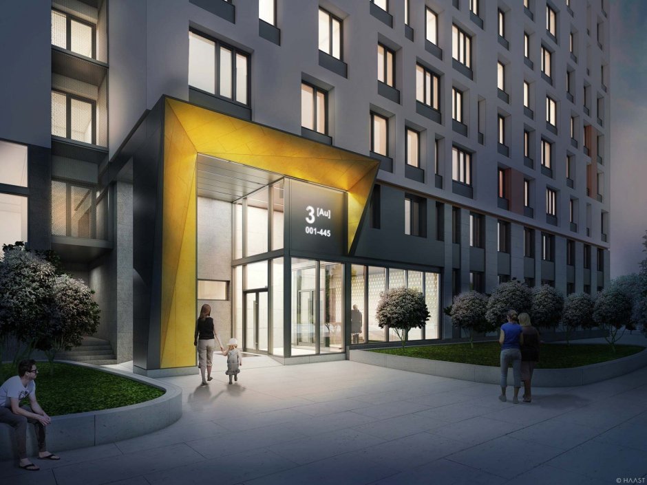 Входная группа ЖК