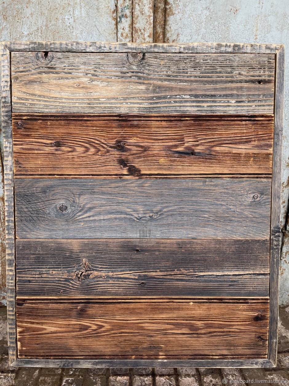 Панно из старых досок